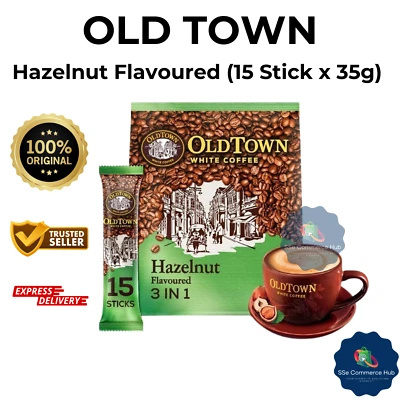 OldTown Café Blanco 3 en 1 Avellana 15 Palitos x 38g (1 Paquete) | Envío Rápido Foto 1 de 4