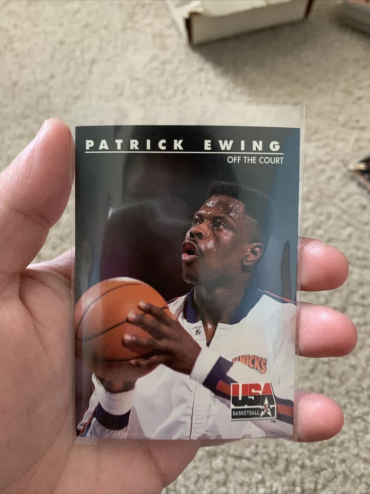 1992 Skybox USA Patrick Ewing Dream Team #23 Off The Court - Knicks, Team USA - Image 1 of 2