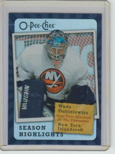 07/08 OPC New York Islanders Wade Dublielewicz Season Highlights card #SH14 - Picture 1 of 2