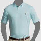 $95 Polo Ralph Lauren Men's Blue Classic-Fit Pony Logo Soft Shirt Size Medium