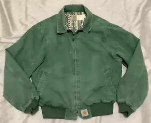 Vintage Carhartt JS1158 Cactus Green Southwest Aztec Santa Fe Jacket - Large - Bild 1 von 11