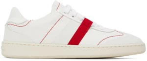 Ferragamo Garda Low Leather Sneaker SIZE 10 NEW - Picture 1 of 5