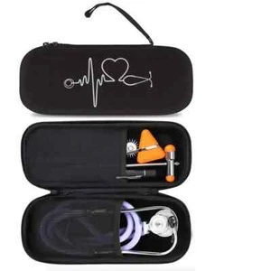 *NEW* BLACK STETHOSCOPE CASE ~ GREAT FOR STORING YOUR OTHER EXAM ITEMS TOO - Picture 1 of 2