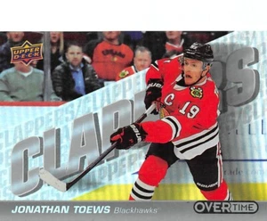 2019-20 Upper Deck Overtime Clappers #C17 Jonathan Toews - Picture 1 of 2