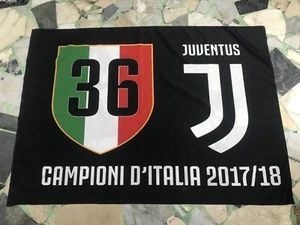 1 Drapeau Grand FC Juventus Échantillon D'Italia 36 Blason 100X140CM Bon Marché - Picture 1 of 2