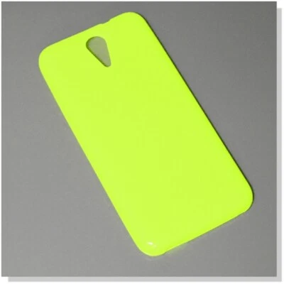 Custodia Silicone Case Fluo Cover Glitter Sottile Htc Desire 620 Dual Sim Lime - Immagine 1 di 4