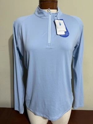 Top de golf Sport Haley 1/4 cremallera manga larga simulado mujer MEDIANO GRANDE NUEVO - LOGO - Foto 1 de 4