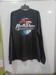 NNT 2003 Vintage Crazy Shirts Lg schwarz "North Shore Surfboards" Langarm-Tshirt - Bild 1 von 8