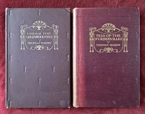 Books By THOMAS HARDY Tess Of The D'urbervilles & Under The Greenwood Tree 1920s - Picture 1 of 20