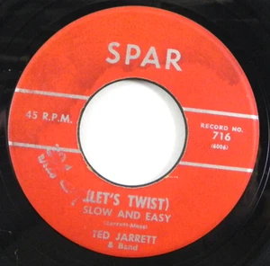Ted Jarrett & Band – (Let's Twist) Slow And Easy 1962 Rare Mod Soul/R&B Dancer - Picture 1 of 4