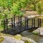 Outsunny 6FT Garden Bridge with 660lbs Capacity Steel Pond Bridge