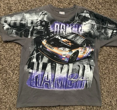 Nascar DENNY HAMLIN FedEx AOP. Principios de 2000, talla XL. Foto 1 de 3