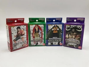 One Piece Card Game Super Prerelease 1st Ed Starter Deck Set *Read Description* - Picture 1 of 24