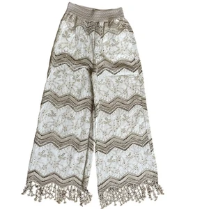 Neu ohne Etikett Antica Sartoria by Giacomo Cinque Hose weites Bein Spitze Größe Medium - Bild 1 von 5