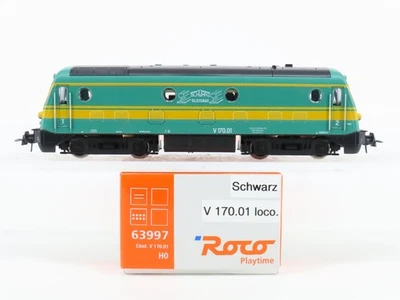 HO Scale Roco Playtime 63997 Schwarz Gleisbau V170 Diesel #01 - DCC Ready - Image 1 of 4