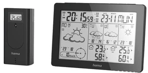 HAMA Wettervorhersage-Center "Meteotime", schwarz - Bild 1 von 2