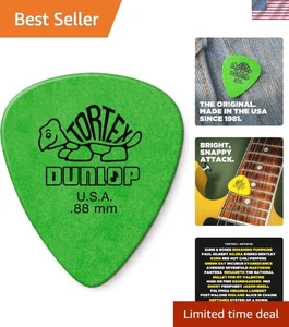 Standard 0,88 mm Tortex grüne Gitarren-Plektren - 12er-Pack für helle Leistung - Bild 1 von 12
