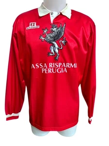 MAGLIA PERUGIA N° 7 MATCH WORN INDOSSATA SHIRT JERSEY CAMISETA 1993/1994 COA - Imagen 1 de 6