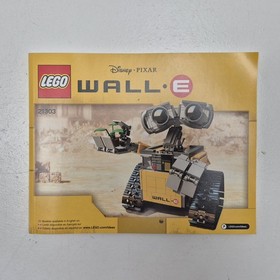 Lego Set #21303 Wall-E  Instruction Booklet Manual ONLY Disney Pixar Replacement
