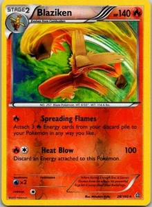 Blaziken 28/160 Reverse Holo Holo Rare XY - Primal Clash LP - Picture 1 of 2