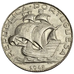 PORTUGAL. 2 1/2 ESCUDOS. 1948. EBC/AU - Imagen 1 de 2