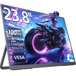 UPERFECT 23,8" 100Hz Moniteur Portable Moniteur Gaming PC Écran HDMI USB C - Photo 1/12