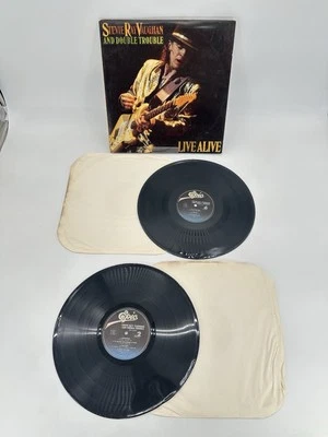 Stevie Ray Vaughan - Live Alive - E2 40511 Epic Records 1986 2LP (Warped Record) - Image 1 of 4