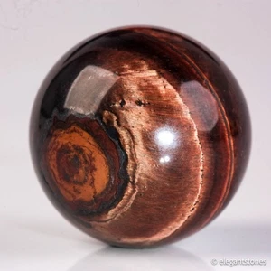 Esfera ojo de tigre rojo 56 g34 mm bola de cristal cuarzo natural piedras preciosas curativas chakra - Imagen 1 de 10