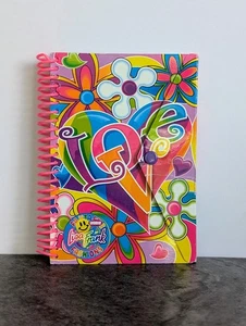 Bloc de notas vintage Lisa Frank pequeño espiral a presión 4 x 6” Love años 90 Y2K  - Imagen 1 de 12