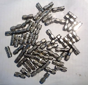 8 pcs. SMA Male to SMA Male RF Connector Coupler Straight Coaxial Adapter - Picture 1 of 3