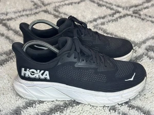 Hoka One One Womens Arahi 7 1147890 BWHT Black Running Shoes Sneakers Size 8.5 D - Picture 1 of 8