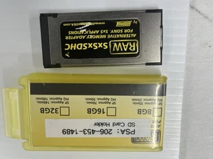 Set of (4) SXS to SD Card Card Adapters) HoodmanRaw - Picture 1 of 2