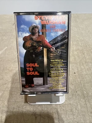 Stevie Ray Vaughan & Double Trouble “soul to soul”1985 play Cassette Tape - Imagem 1 de 3