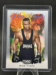 2025 Panini Combat Anthology MIKE TYSON Ring Royalty Silver Foil SP - Picture 1 of 2