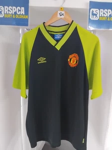 Original Authentic Umbro Manchester United 1998/1999 Training Shirt Mens XL - Picture 1 of 3