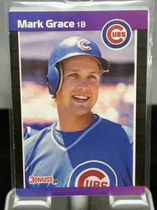 1989 Donruss - #255 - Mark Grace - Chicago Cubs - Picture 1 of 2