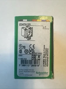 Schneider Electric ZD4PA103 Hilfsschalterblock für Joystick, 2 Richtungen Neu - Picture 1 of 4