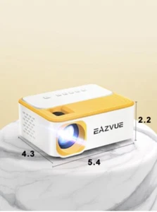 Mini Projector WiFi EAZVUE A1 Portable Projector for iPhone 2022 Upgrade 1080... - Picture 1 of 1