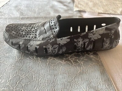 Floafers Para Hombre Talla 10 Country Club Driver Barco Zapatos Azul/Negro Patrón Foto 1 de 3