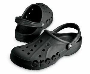 Crocs Baya Triple Negro Zuecos Sin Cordones Clásicos Sandalias Deslizables Cómodas 10126 001 Nuevas - Imagen 1 de 6