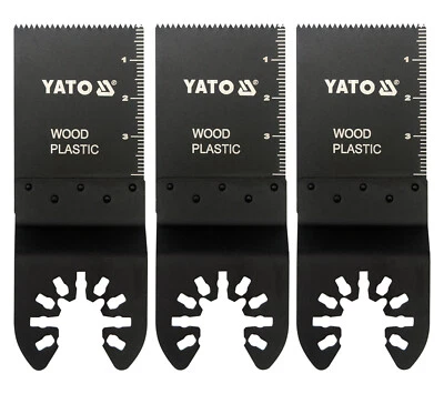 Tauchsägeblatt Multimaster HCS 34mm 3-Stk Holz PVC Kunststoff Multitool Zubehör - Bild 1 von 4