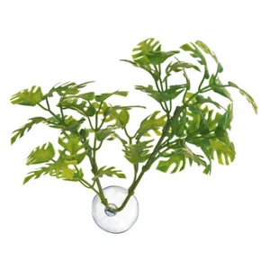 Zoo Med Window Leaf Betta Plant Aquarium Sucker Mounted Fake Plastic Plant - Picture 1 of 1