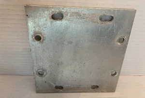 Płyta montażowa masztu anteny DXE - aluminium 6 cali x 6 cali - Zdjęcie 1 z 5