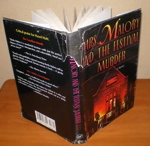 Vintage 1993 Mrs Malory and the FESTIVAL MURDER * HC/DJ 1st Edition MYSTERY - Picture 1 of 8