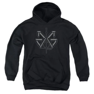 Fantastic Beasts 2 Kids Hoodie Symbol Black Hoody - Picture 1 of 2