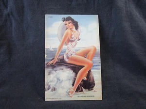 PIN UP Postcard 1940s "Seashore Senorita" - Picture 1 of 1