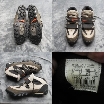 Nike ACG Zapatos de Ciclismo para Hombres 15 Marrón Estructura de Aire Sin Clip Velocidad Ajustable De Colección Foto 1 de 4