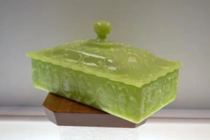 FENTON CANDY BOX Green MARSHALL FIELDS EXCLUSIVE Frango Mints FREEusaSHIP - Picture 1 of 5