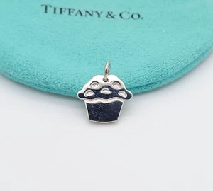 Tiffany & Co. Sterling Silver 925 Love Muffin Charm Pendant w/ Pouch - Picture 1 of 11