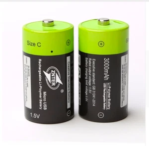 C Cell Battery Rechargeable Metal Detector Li-ion Batteries SDC 2300 3000mAh Pro - Picture 1 of 11